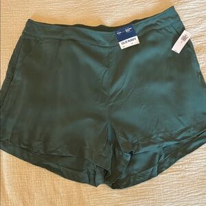 Old Navy Women's High Waist Teal Shorts